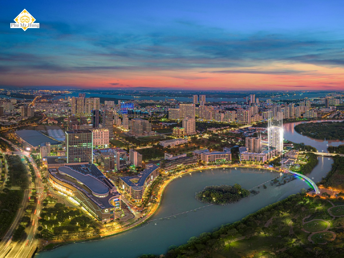 Khu đô thị Phú Mỹ Hưng ở quận 7, Tp.HCM là một trong những khu đô thị sang trọng và hiện đại bậc nhất Việt Nam.