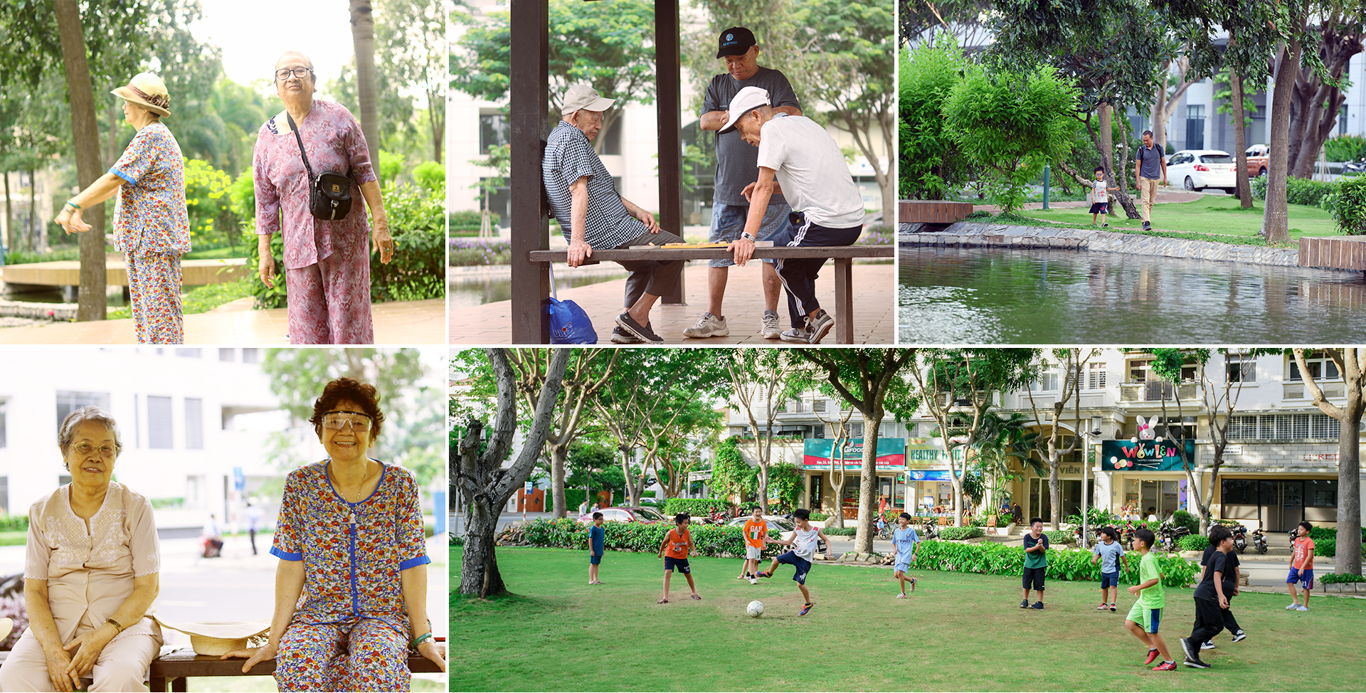 Với mật độ cây xanh, mặt nước rất cao, Hồng Hạc City hứa hẹn mang đến môi trường sống xanh trong lành cho cộng đồng cư dân