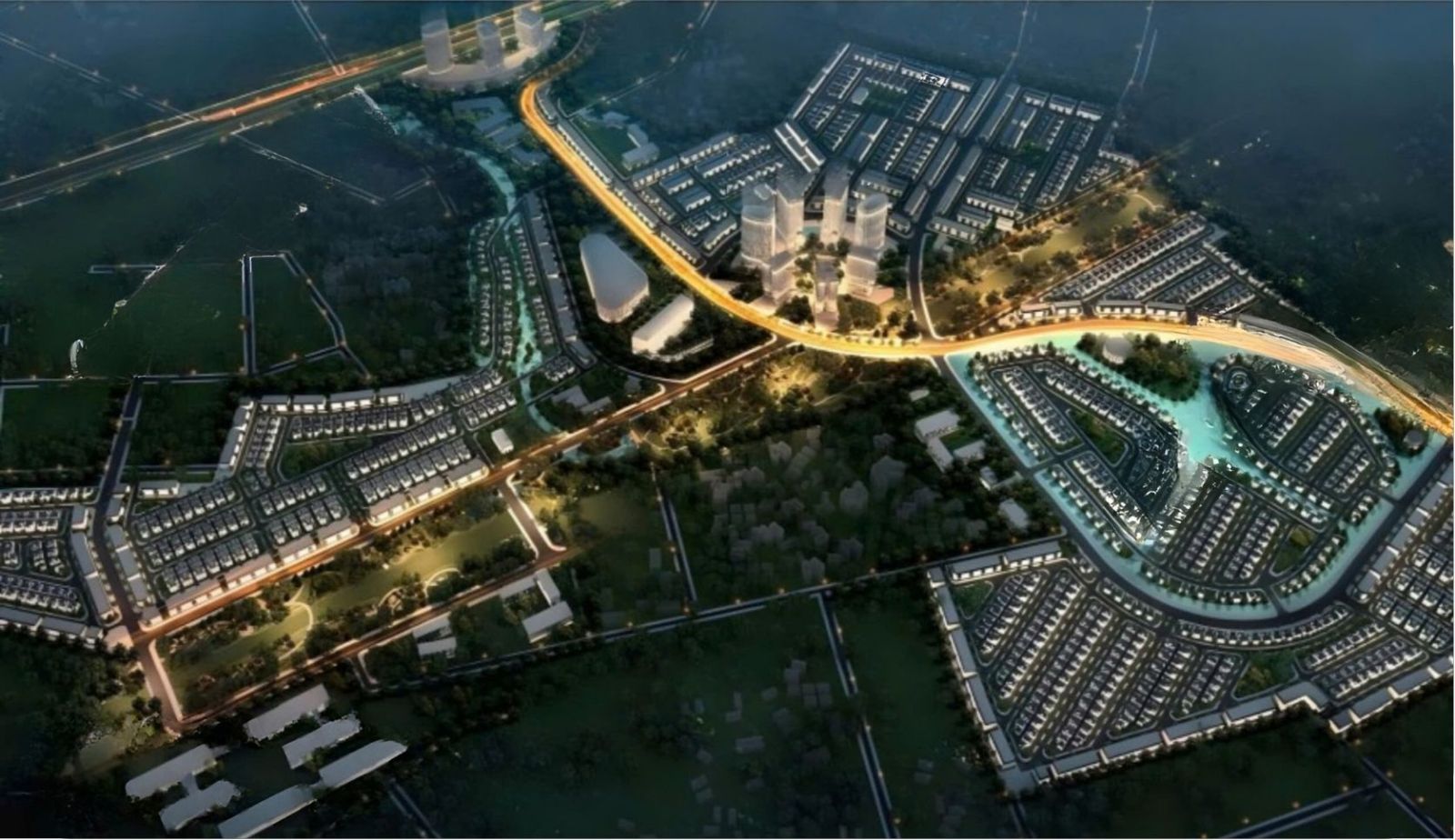 Phối cảnh Hồng Hạc City